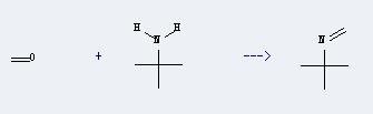 2-Propanamine,2-methyl-N-methylene can be prepared by tert-butylamine and formaldehyde